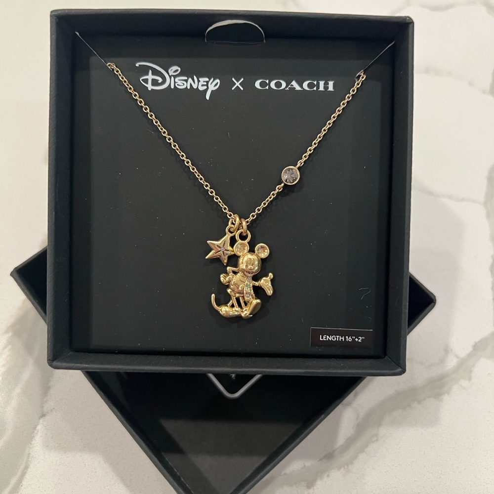 Disney X Coach Mickey Necklace